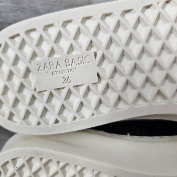 Zara Plaid With Bow Slip On Sneaker Shoes - Picture 9 of 11